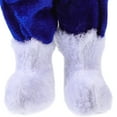 thumbnail image 3 of FUTUREORYY Christmas Celebration 1Pcs Santa Claus Statue Decorative Figurine Blue White For Coffee Table Shelf, 3 of 8