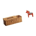thumbnail image 1 of Caja De Almacenamiento Con Control Remoto Y Adorno De Caballo Dala Sueco, Soporte Para Pañuelos Para Dormitorio, Cocina, Escritorio Y Estantería, Decoración De Entrada., 1 of 8
