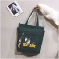 thumbnail image 1 of Pokemon Go Pikachu Naruto bolso de lona con dibujos animados para hombres y mujeres, bolso de hombro, bolso escolar con cremallera, regalo de fiesta para estudiantes15 Fivean unisex, 1 of 2