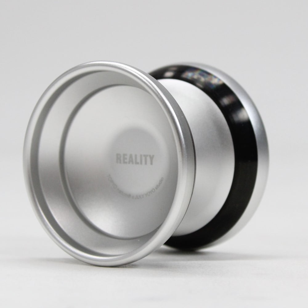 TOP YO Reality Yo-Yo - TOPYOnation x JULY YOYO Collaboration - Bi-Metal YoYo (Silver with Black Ring)