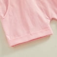 thumbnail image 7 of Bagilaanoe 2pcs Toddler Baby Girl Shorts Set Short Sleeve Letter Print T Shirt Tops + Shorts 6M 12M 18M 24M 3T Kids Casual Summer Clothes, 7 of 7