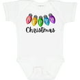 thumbnail image 3 of Inktastic Merry Christmas Rainbow Holiday Lights Boys or Girls Baby Bodysuit, 3 of 5