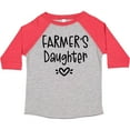 thumbnail image 3 of Inktastic Farmer's Daughter Heart Design Girls Toddler T-Shirt, 3 of 5