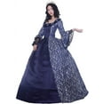 thumbnail image 2 of KEMAO Rococo Baroque Marie Antoinette Dresses 18th Century Renaissance Costumes Historical Period Dress Ball Gown, 2 of 5