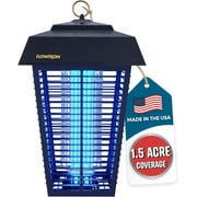 Flowtron Bug Zapper, Mosquito Zapper with 1-1/2 Acre of Coverage, 80W Bulb & 5600V Killing Grid