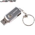 thumbnail image 3 of JASTER Metal USB Flash Drive Rotation Pen Drive 4GB 8GB 16GB 32GB 64GB Real Capacity Pendrive USB Memory Stick with Key Chain, 3 of 4