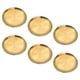 thumbnail image 2 of KAKOWELY 6 platos de acero inoxidable reutilizables para fiestas, camping y adultos., 2 of 4