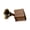 brown, variant on AOOOWER Vintaged Gramophone Design 2 Hole Speaker Stand For Microphones Phone Stand Retro