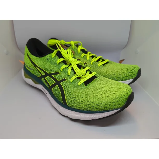 ASICS Mens Gel Nimbus 24 Safety Yellow Black 1011B359-750 Shoes NEW IN BOX