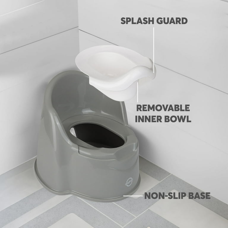 Joovy Loo Potty Chair – White, Easy-Clean Design For Toddlers