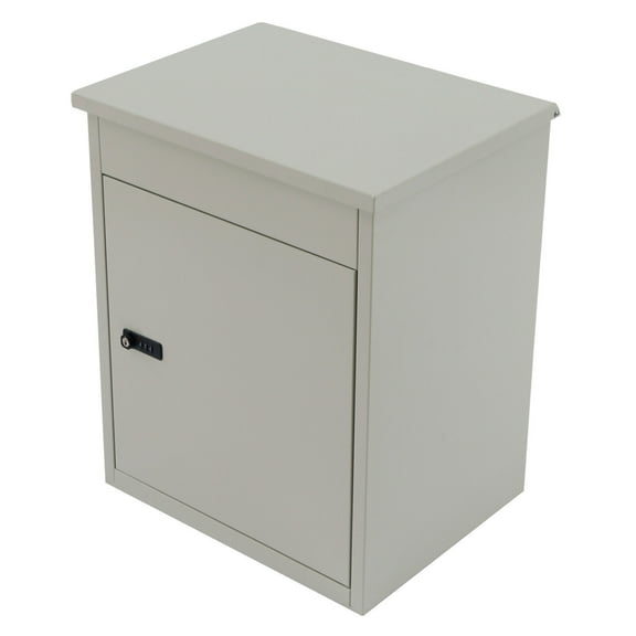 Wall Mounted Large Parcel Package Delivery Drop Box Home Porch Lockable Mailbox