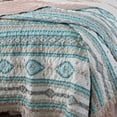 thumbnail image 5 of Phoenix Ruffle Turquoise Quilt Set, 5 of 6