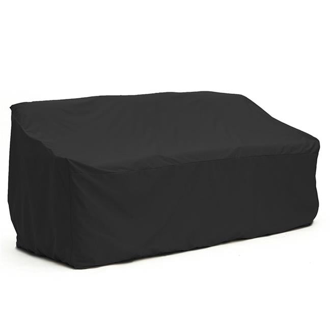Aleko Cs023 Unb 77 In Heavy Duty Weather Resistant Indoor Outdoor Heavy Duty Weather Resistant Indoor Outdoor Protective Patio Sofa Furniture Cover Black