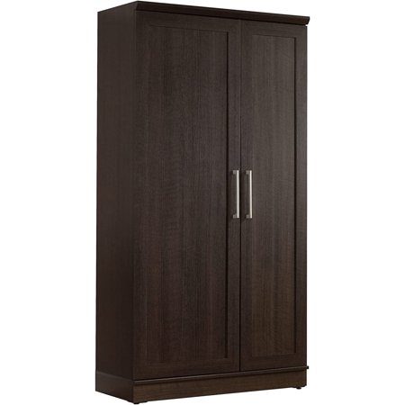 Used Realspace 36 W 12-Shelf Storage Cabinet 594165 - Dakota Oak