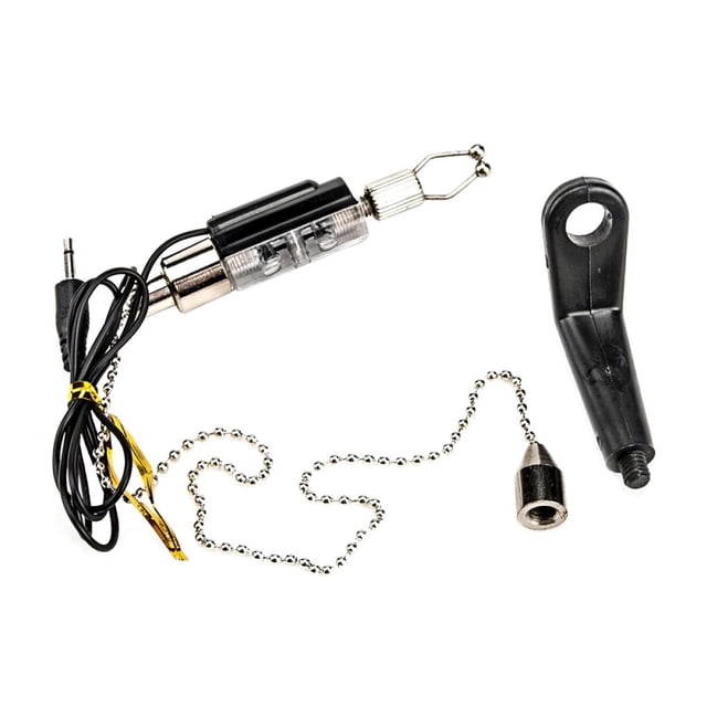 Mordedura De Pesca Led Indicador De Suspensión De Cadena De Luz Roja Suspensión De Alarma De Cebo Clip De Bola Ajustable Indicador De Pesca En Forma De Curva Sweethay OD009807-01