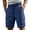 Navy, variant on CCRFTGI Men's Casual Cargo Shorts with Drawstring Waist and Pockets Summer Outdoor Shorts Comfort Hiking Shorts Light Gray L