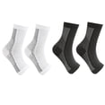 thumbnail image 4 of Calcetines de compresión de tobillo Tendinitis de Aquiles Brace (Negro S / M) * 2 FLhrweasw Para estrenar, 4 of 8
