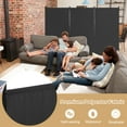 thumbnail image 5 of Costway 3-Panel Room Divider Folding Privacy Partition Screen for Office Room Black, 5 of 11