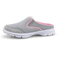 thumbnail image 5 of Womens Knit Mesh Slip on Loafers Breathable Casual Ballet Flat Shoes Comfortable Round Toe Low Top Nursing Walking Shoes Pink Size 8.5, 5 of 5