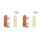 thumbnail image 4 of Advancent Soporte para cepillos de montado en la pared soporte para cepillos de eléctrico estante organizador de estante de naranja 2piezas, 4 of 6