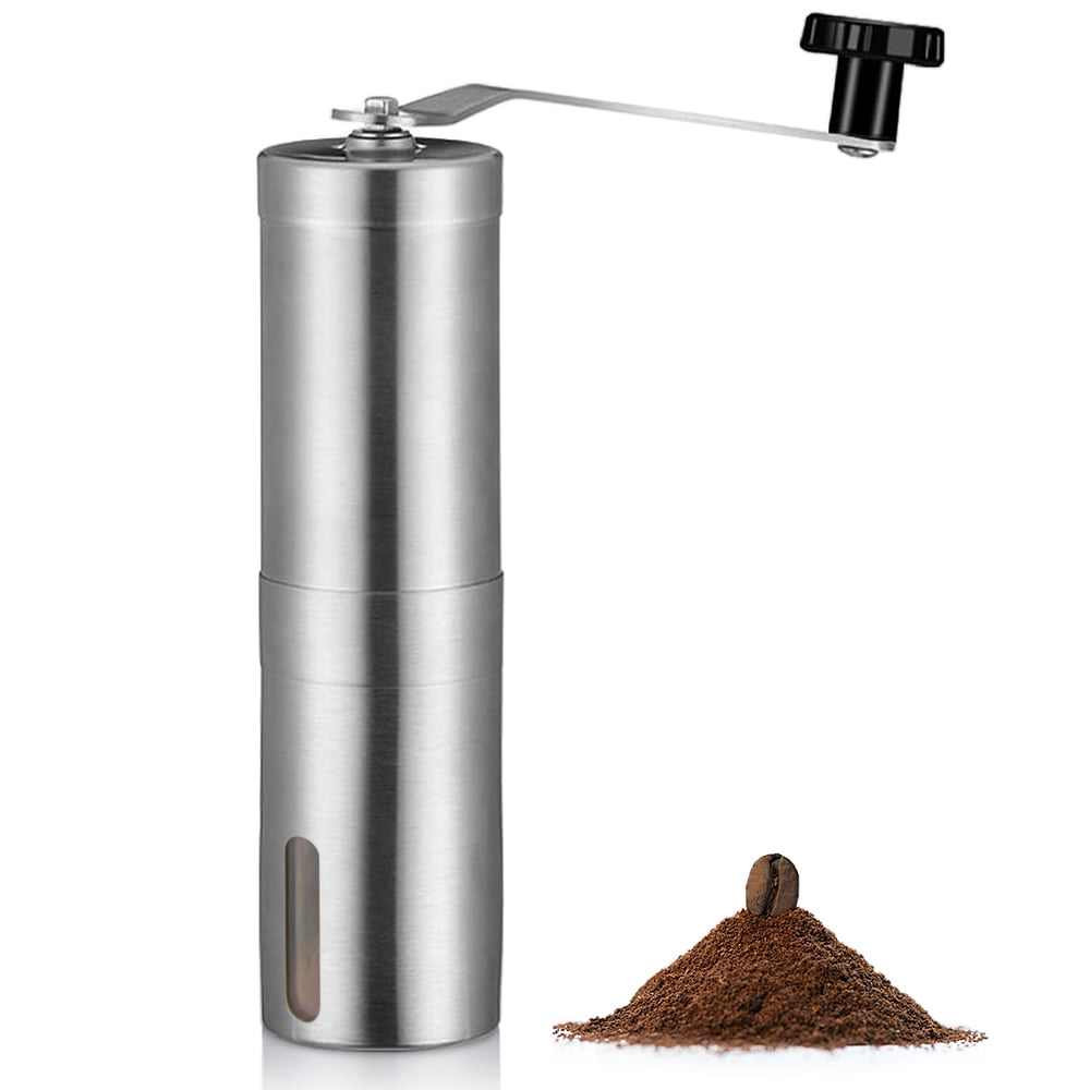 Color : Red Coffee Grinder,Manual Coffee Grinder,Ceramic Burrs Adjustable Coffee Bean Grinder,Lightweight Portable Hand Coffee Mill,for Home Travel