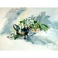 thumbnail image 2 of Kovacs, Anna Brigite 24x19 Gold Ornate Wood Framed with Double Matting Museum Art Print Titled - Still Life with Floral, 2 of 4