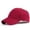 Red, variant on Red Baseball Cap Adjustable Size Papyrus Soft Unconstructed Plain Blank Adjustable Size Dad Hat One Size