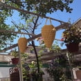thumbnail image 6 of Simulated Wasp Honeycomb Net Bag for Outdoor Wasp Control, Natural Cotton Rope Hand-Woven Decorative Hanging Nest, Durable Weatherproof Garden Patio Farm Orchard Pest Repellent, 6 of 6