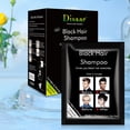 thumbnail image 1 of 10 champús instantáneos para tinte de cabello con ingredientes naturales para hombres y mujeres (negro), 1 of 8