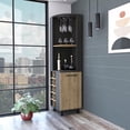 thumbnail image 4 of FM FURNITURE Leah Corner Bar Cabinet  Black Wengue / Pine Engineered Wood, 4 of 4