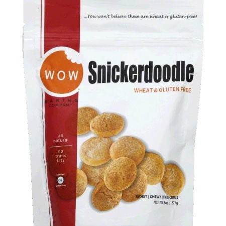 WOW Baking Bag Gluten Free Snickerdoodle Cookies, 8 (The Best Snickerdoodle Cookies)