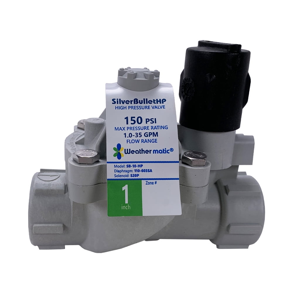 12024E-10-H Weathermatic SilverBullet in-Line Valve 1 FPT 