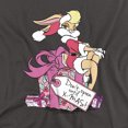thumbnail image 2 of Looney Tunes Lola Present Women's T Shirt, Charcoal, Medium, 2 of 6