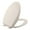 Almond Color, variant on Durable Round Toilet Seat with Slow Soft Close - Easy to Install and Clean, Never Loosens - White, Fits Most Round Toilets