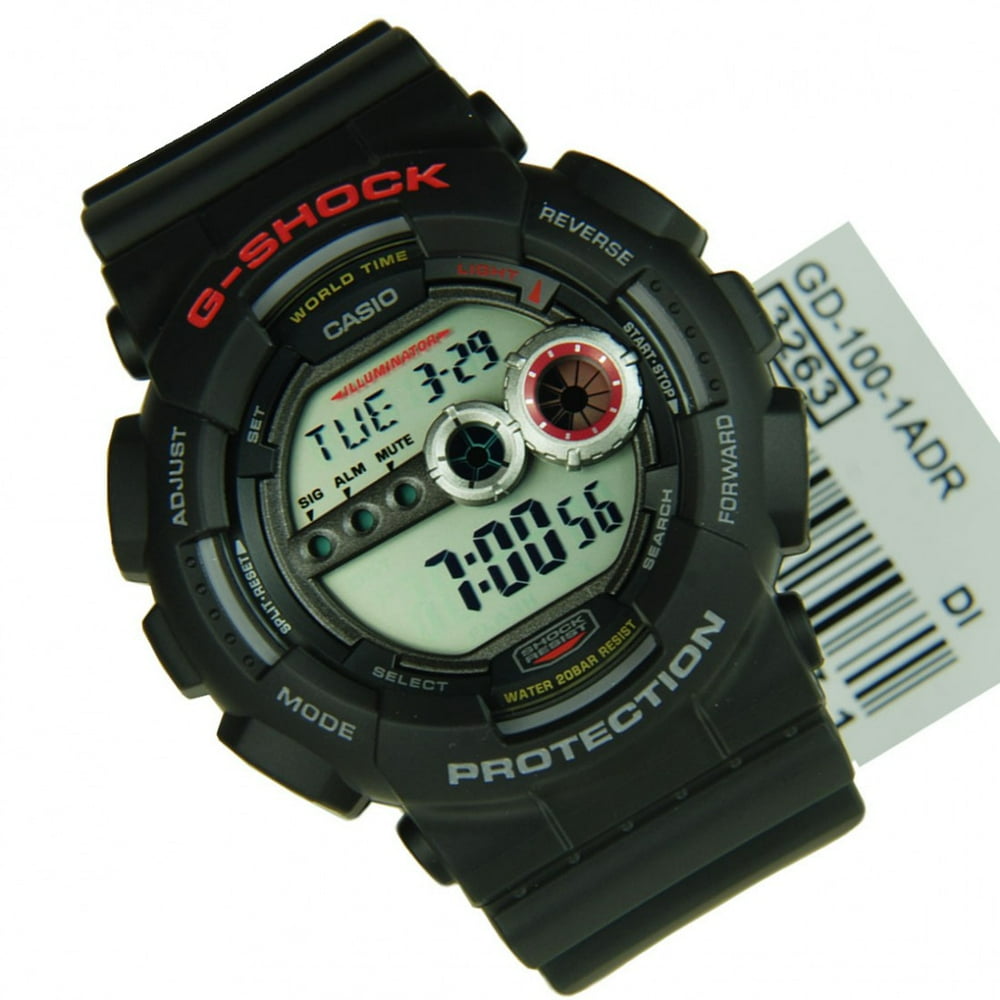 Casio Men's Black GShock Digital Sports Watch GD1001A