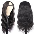 thumbnail image 3 of Peluca de cabello humano en U Part BYYASAA Body Wave, 45 cm, 180% de densidad, 3 of 7