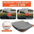 thumbnail image 3 of Car Seat Cushion, Comfort Memory Foam Car Cushions for Driving - Sciatica & Lower Back Pain Relief, Driver Seat Pillow for Auto, Office Chair, Wheelchair, 3 of 12
