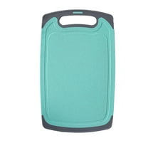 Dvumao Kitchen Utensils, Plastic Cutting Boards For Kitchen Dishwasher Safe Double-sided Extra Large Cutting Board For Meat Easy Grip Handle Non-Slip With Grinding Area, Teens Gifts