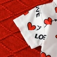 thumbnail image 6 of Tkrady Toddler Outfits for Boys Valentine's Day New Hearts Graphic Short Sleeve Tee Tops Shorts Set, Sizes 1-5 Years, 6 of 7
