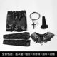thumbnail image 1 of Death Note Misa disfraz de Cosplay para mujer, vestido Sexy de Anime, collar cruzado negro, anillo de cuello, conjunto completo, peluca dorada, Carnaval de Halloween, 1 of 3