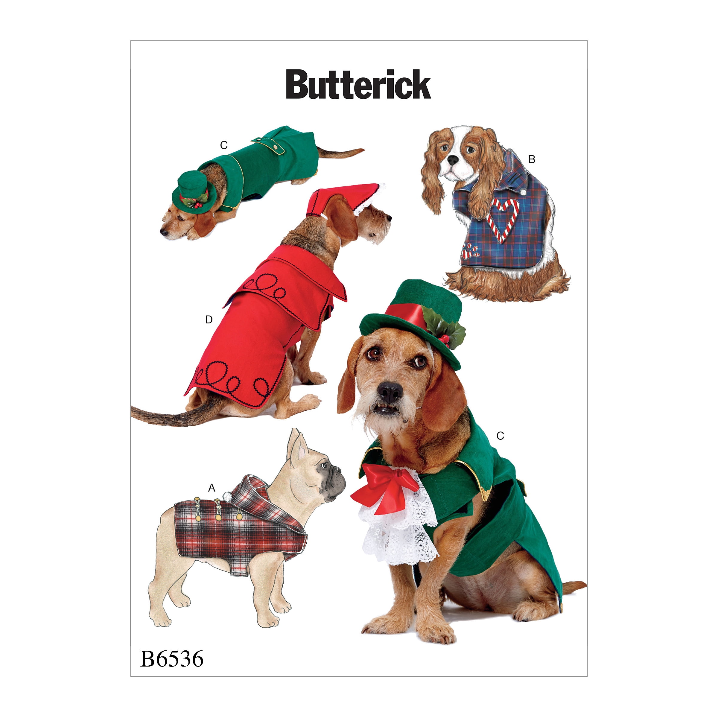 Butterick Pattern Pet Coats and HatsOSZ