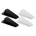 thumbnail image 7 of LAMIRO 4Pcs Door Stoppers for Bottom of Door,Not Effortless to Deform Door Blocker for Bottom of Door,Prevent Doors and Windows From Shaking Rubber Door Stop,black+white, 7 of 7