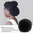 thumbnail image 3 of Relleno y Horquillas para Recogidos, Esponja para el Pelo, Relleno, Donas para Recogidos, Volumen para el Cabello Negro., 3 of 6