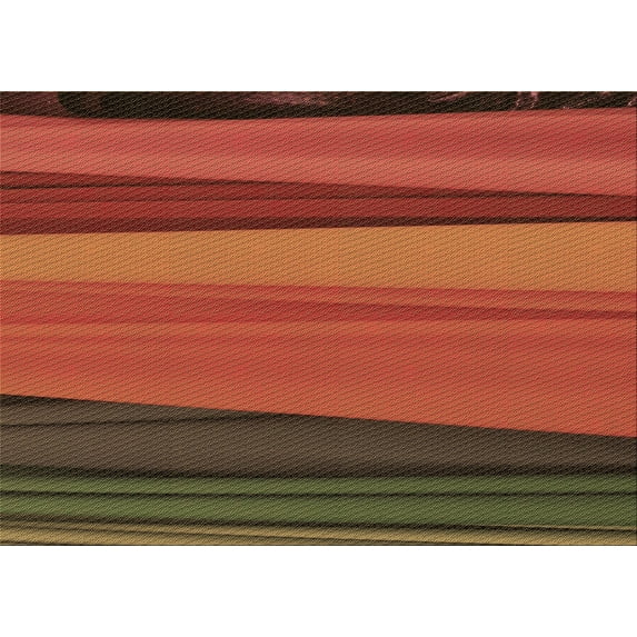 Ahgly Company Machine Washable Indoor Rectangle Transitional Red Area Rugs, 8' x 12'