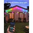 thumbnail image 4 of Cadena de luces para exteriores Govee H7016 de 96 pies con 30 LED RGBIC regulables, 4 of 8