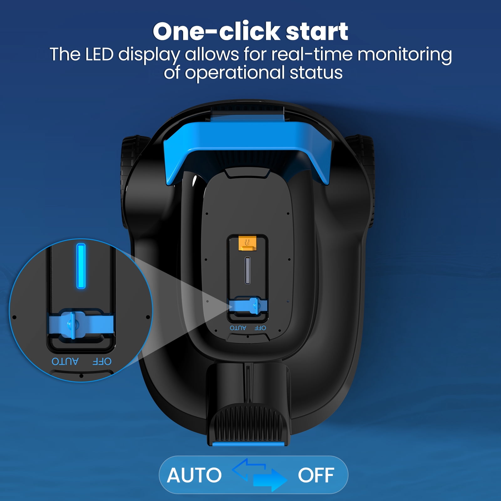 AIRROBO CP02  Cordless Robot Pool Vacuum  Robotic Pool Cleaner,120 Runtime for Small Above Ground Pool and In Ground Pool