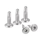 thumbnail image 1 of Tornillos autoperforantes de cabeza plana de acero inoxidable Uxcell #10 x 3/4" 50 paquetes, 1 of 4