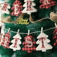 thumbnail image 6 of Christmas Sale! Merry Christmas Burlap Banner-Sock Shaped Christmas Decoration,Outdoor Indoor Hanging Decor,Rustic Christmas Decorations for Mantle Fireplace,Xmas Party Supplies Decoration, 6 of 6