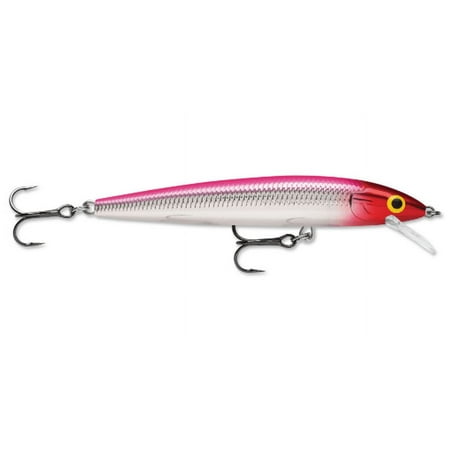 UPC: 0022677274294 | Rapala Fishing Lure HJ08PCL Husky Jerk 8 Pink Clown 3-1/8 1/4 Oz.