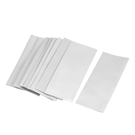 Heat Shrink Tubing 23mm Battery Wrap50pcs for AA Battery 53mm Gray